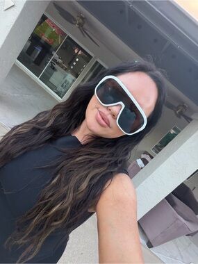 Dior Bobby Sport White Shield Sunglasses